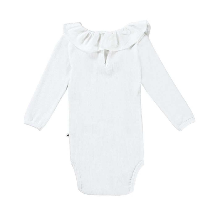 Molo Faye Bodies Babysuits Flicka White | SE0001273