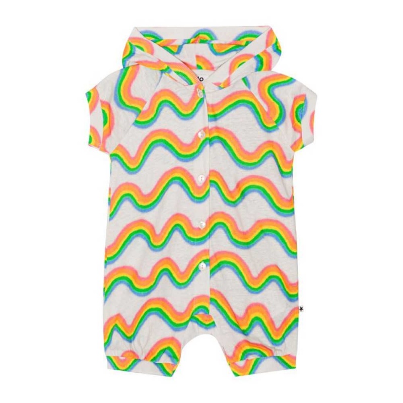 Molo Fidelia Bodies Babysuits Flicka Rainbow Mini | SE0001262