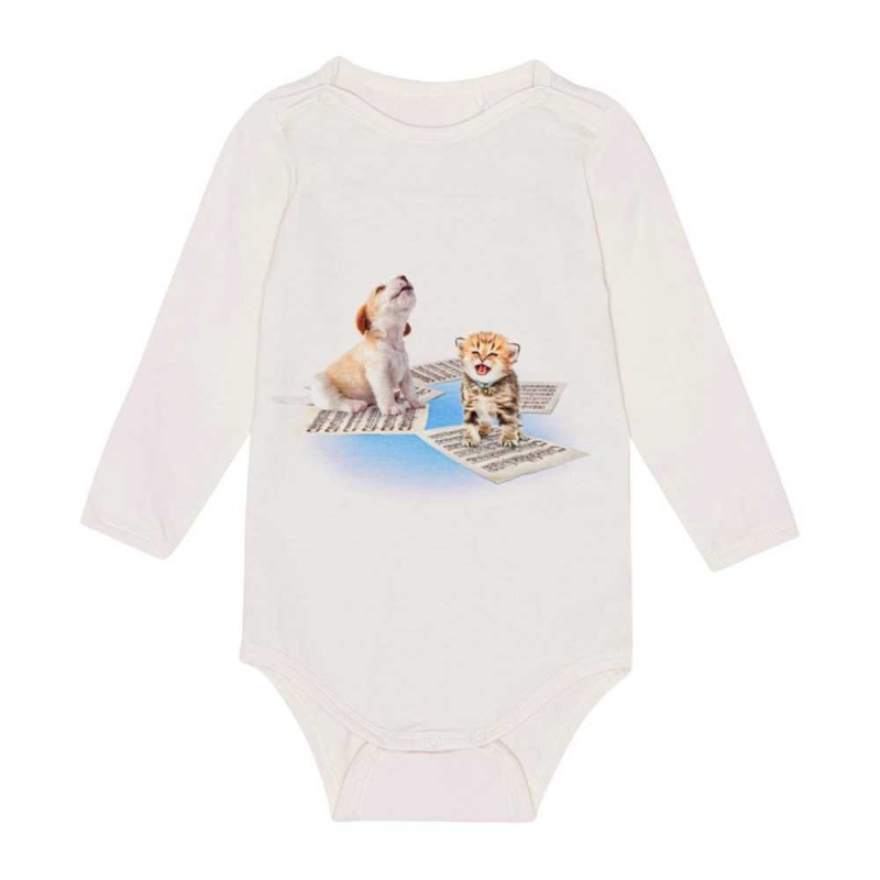 Molo Foss Bodies Babysuits Pojke Love Music Body | SE0001243