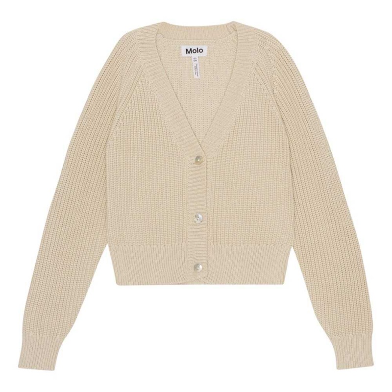 Molo Gilberta Sweatshirts Cardigans Flicka Summer Sand | SE0000306