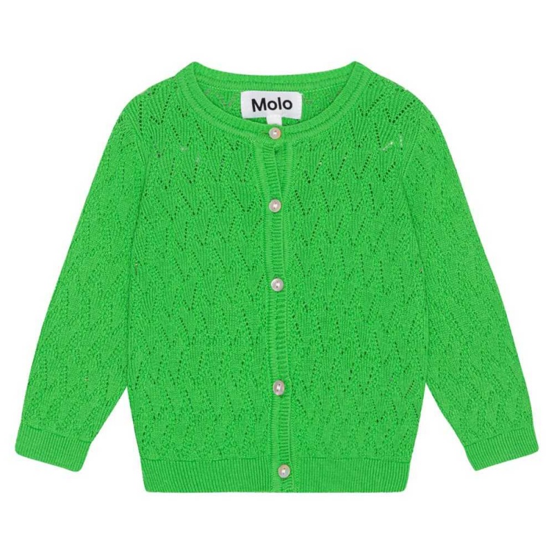 Molo Gilli Sweatshirts Cardigans Flicka Classic Green | SE0001325