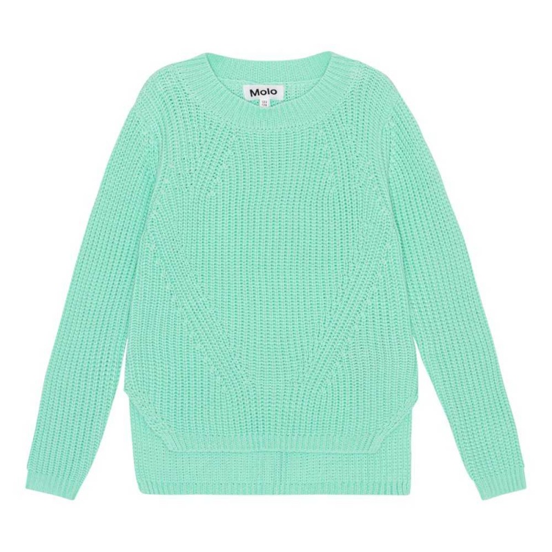 Molo Gillis Sweatshirts Cardigans Flicka Cool Mint | SE0000312