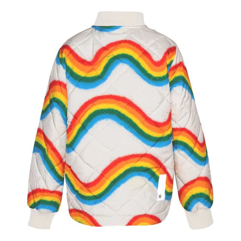 Molo Hallow Fleece Softshell Rainbow Big | SE0000143