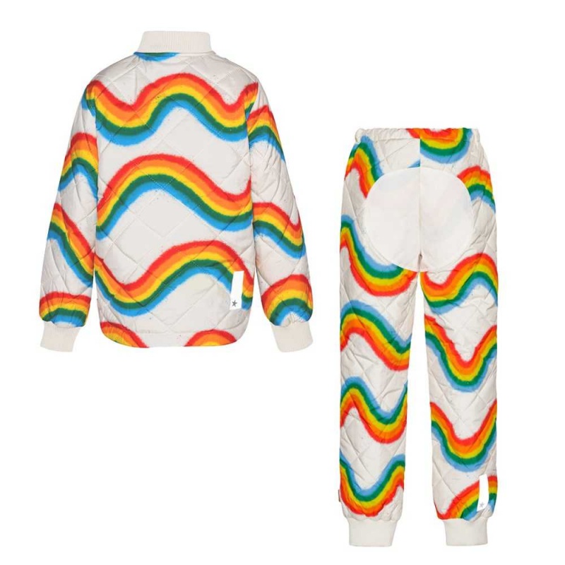 Molo Hawkins Fleece Softshell Rainbow Big | SE0000145