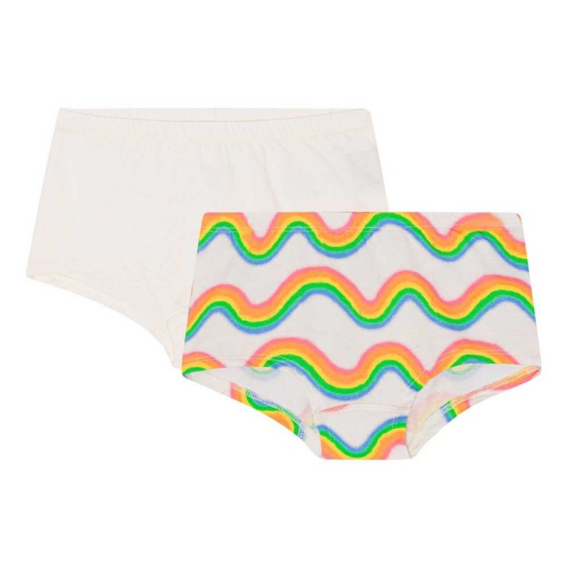 Molo Jemma 2-Pack Underwear Nightwear Flicka Shell Rainbows | SE0000600