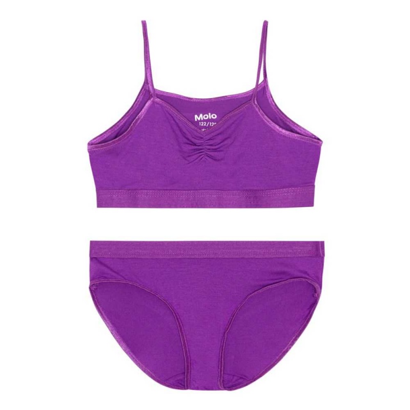 Molo Jinny Set Underwear Nightwear Flicka Purple Dusk | SE0000605