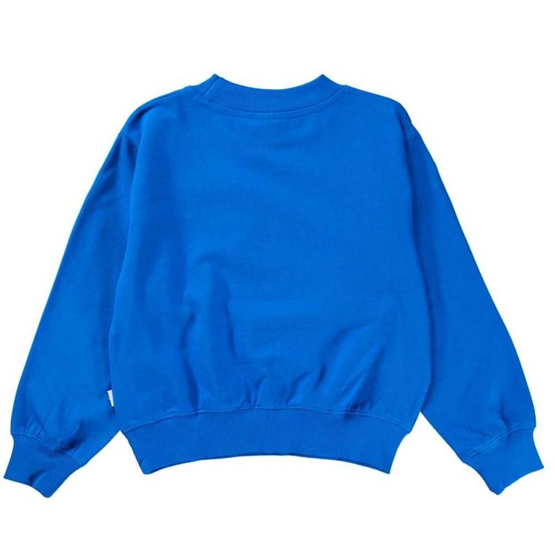 Molo Marge Sweatshirts Cardigans Flicka Retro Blue | SE0000463