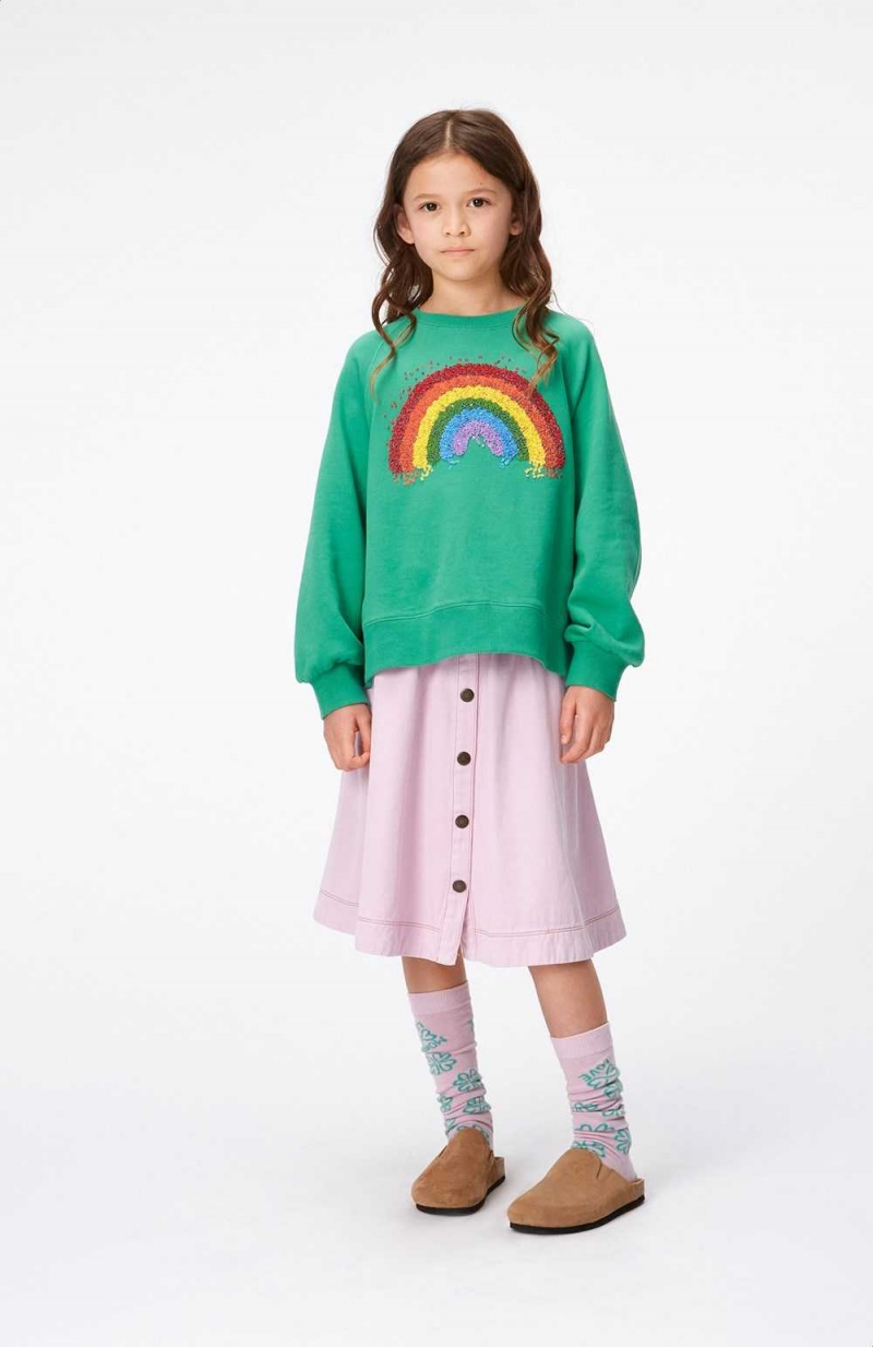 Molo Marilee Sweatshirts Cardigans Flicka Chalk Green | SE0000475