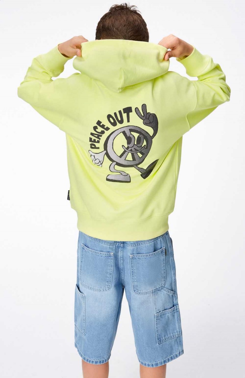 Molo Matt Sweatshirts Cardigans Pojke Sour Lemon | SE0000753