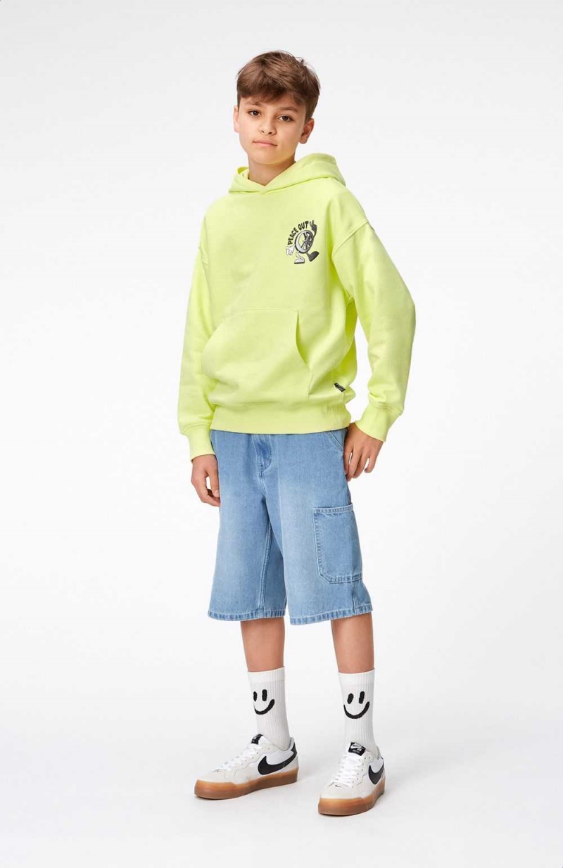 Molo Matt Sweatshirts Cardigans Pojke Sour Lemon | SE0000753