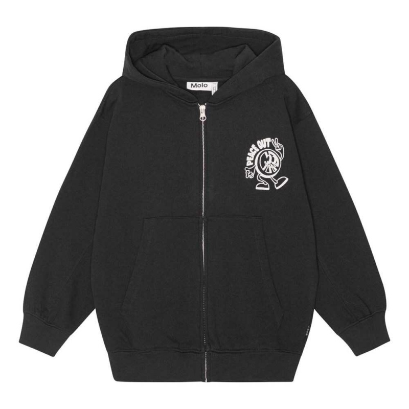 Molo Mazz Sweatshirts Cardigans Pojke Black | SE0000756