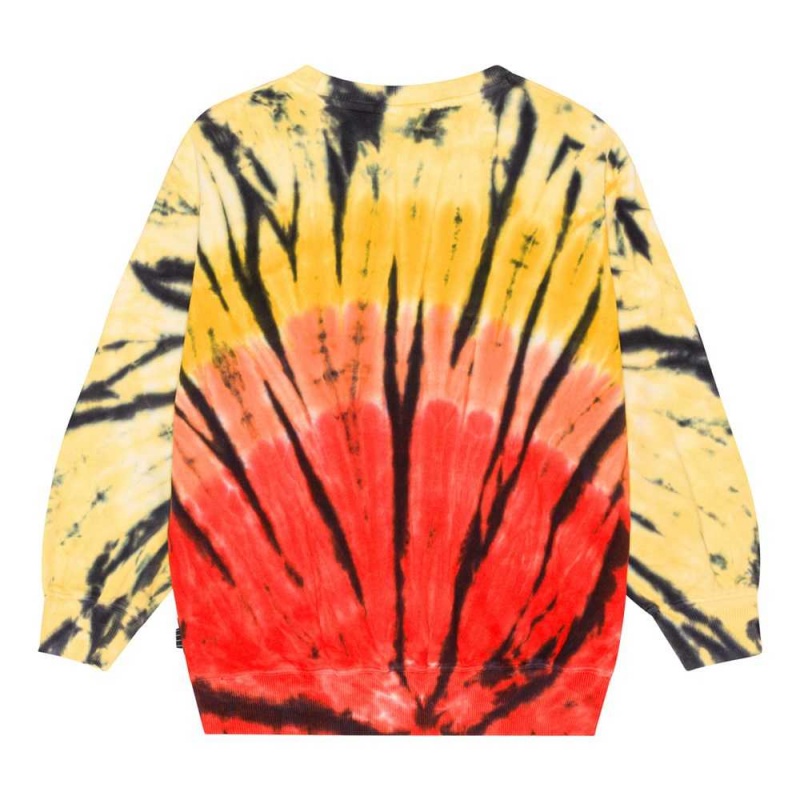 Molo Monti Sweatshirts Cardigans Pojke Fire Dye | SE0000766