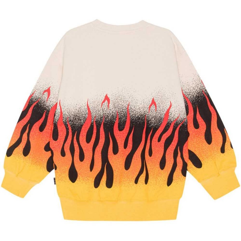 Molo Monti Sweatshirts Cardigans Pojke On Fire | SE0000765