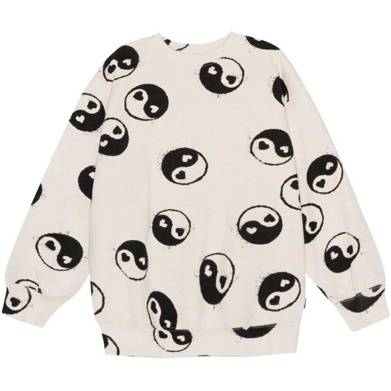 Molo Monti Sweatshirts Cardigans Flicka Simple Yin Yang | SE0000477