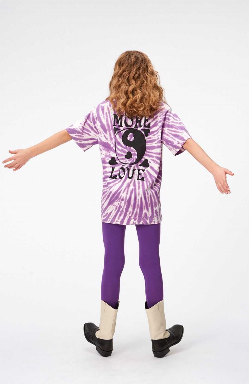 Molo Nadine Leggings Flicka Purple Dusk | SE0000336