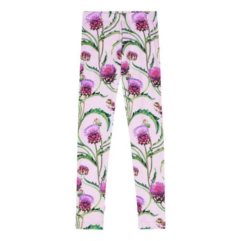 Molo Niki Leggings Flicka Artichoke Glow | SE0000324