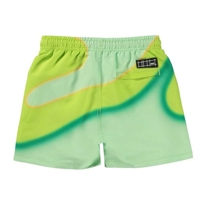 Molo Niko Badshorts & Boardies Lime Wave | SE0001173