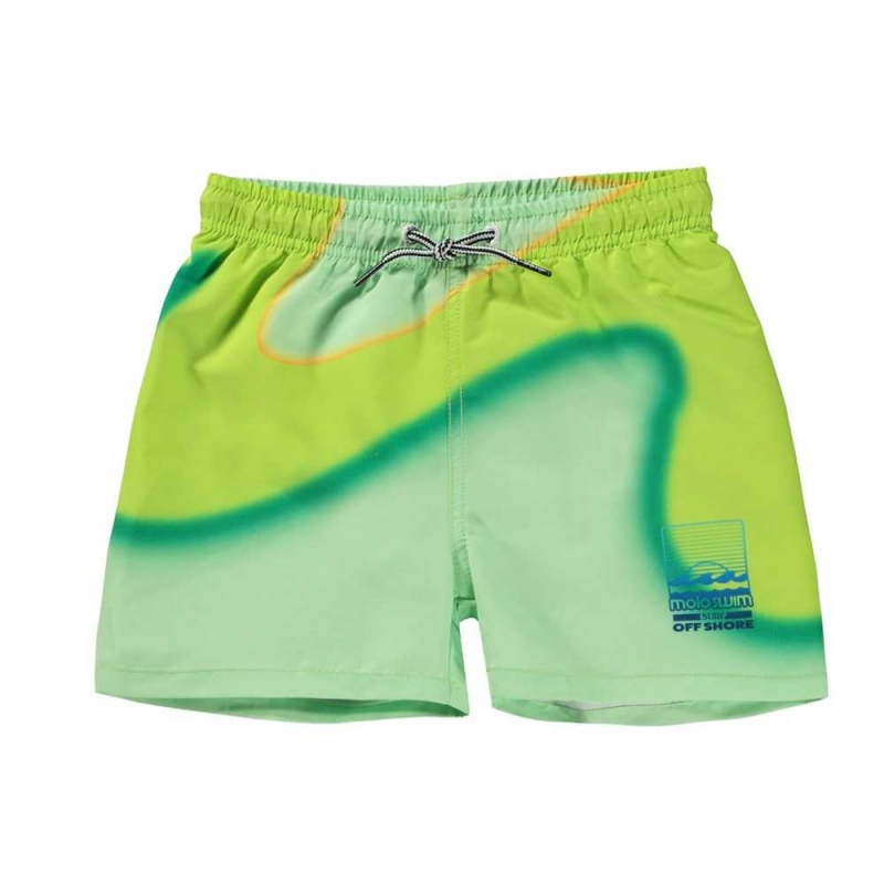 Molo Niko Badshorts & Boardies Lime Wave | SE0001173