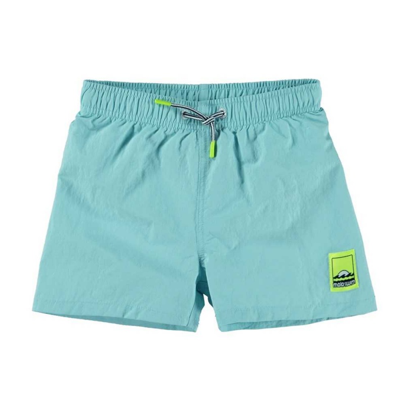 Molo Niko Solid Badshorts & Boardies Pool Blue | SE0001169