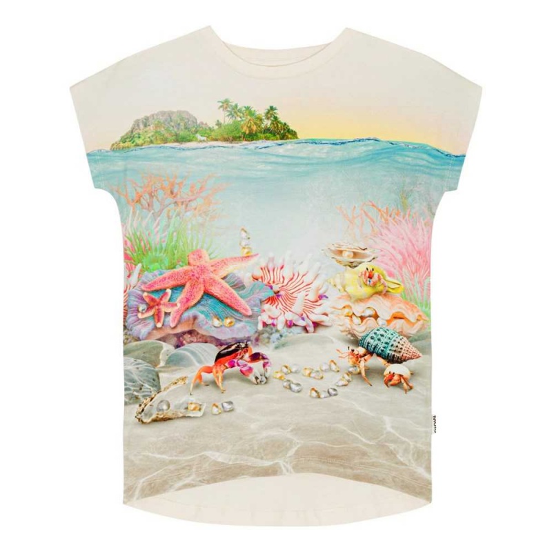 Molo Ragnhilde T Shirts Tops Flicka Underwater Fun | SE0000495