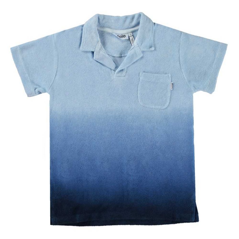 Molo Randel T Shirts Tops Pojke Reef Blue | SE0000865