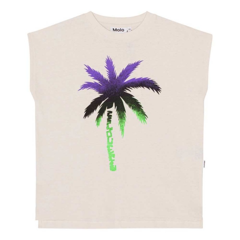 Molo Rayla T Shirts Tops Flicka Sea Shell | SE0000522