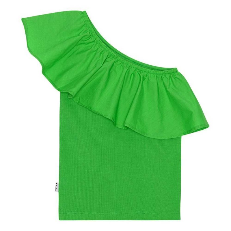 Molo Rebecca T Shirts Tops Flicka Classic Green | SE0000514