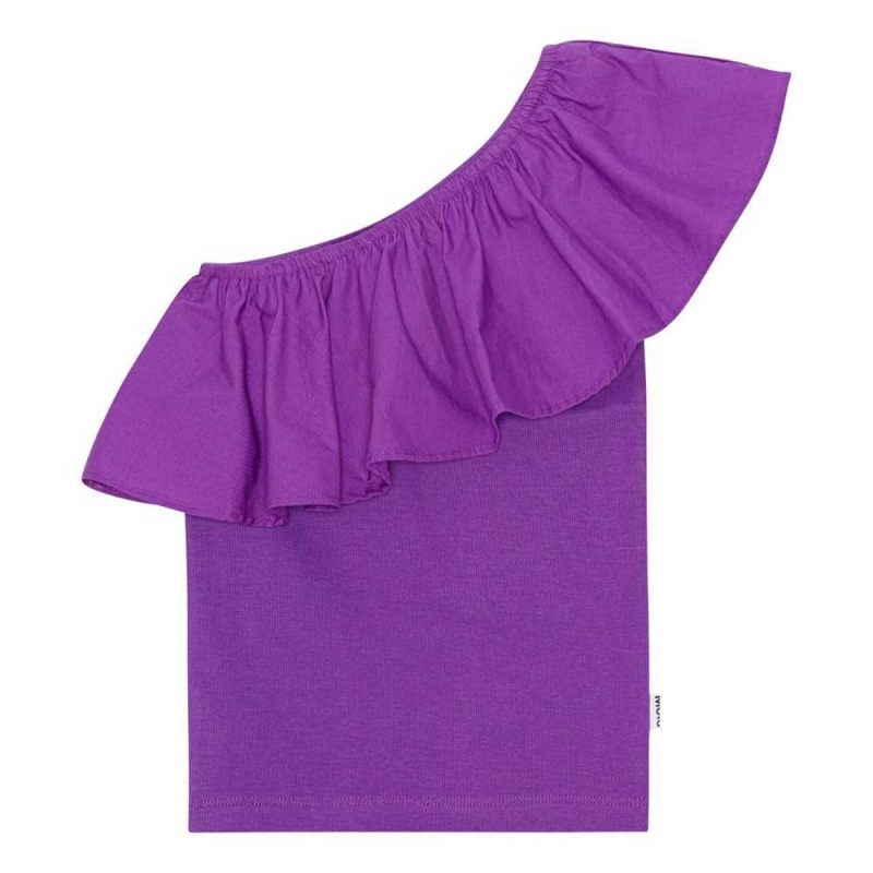 Molo Rebecca T Shirts Tops Flicka Purple Dusk | SE0000519