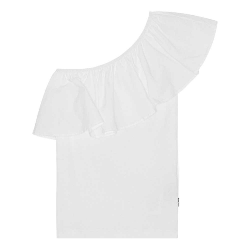 Molo Rebecca T Shirts Tops Flicka White | SE0000488