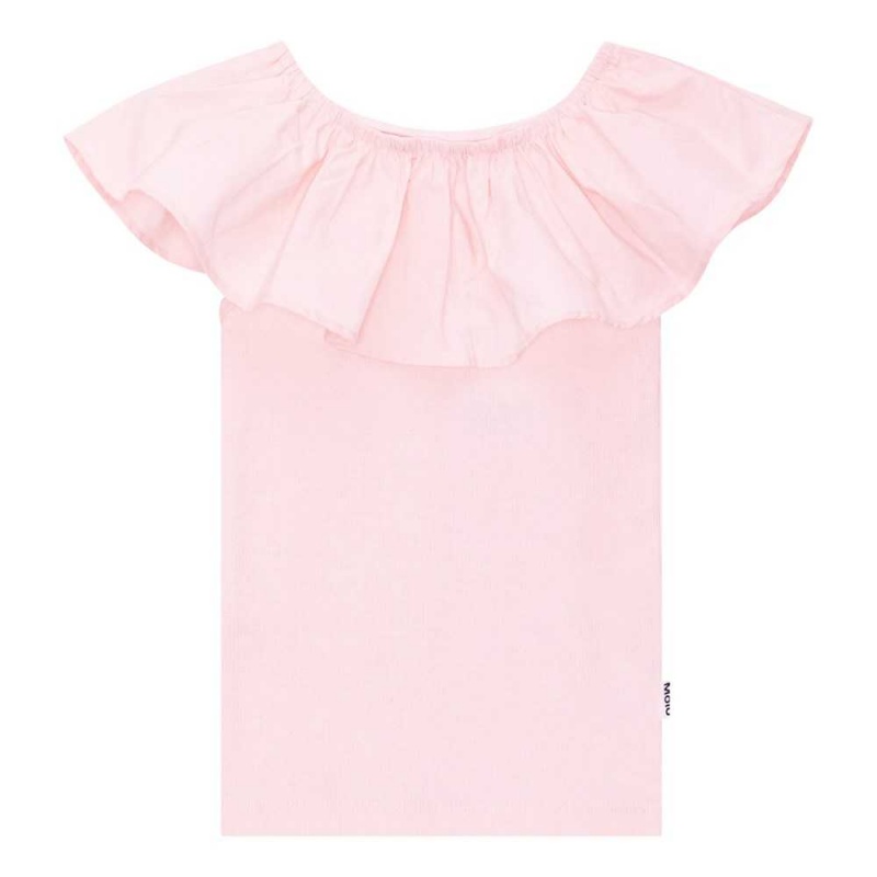 Molo Reca T Shirts Tops Flicka Candy Floss | SE0000525