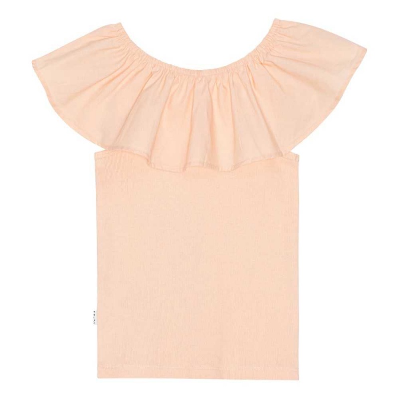 Molo Reca T Shirts Tops Flicka Fluffy Rose | SE0000572