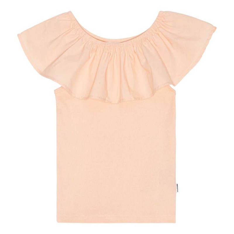 Molo Reca T Shirts Tops Flicka Fluffy Rose | SE0000572