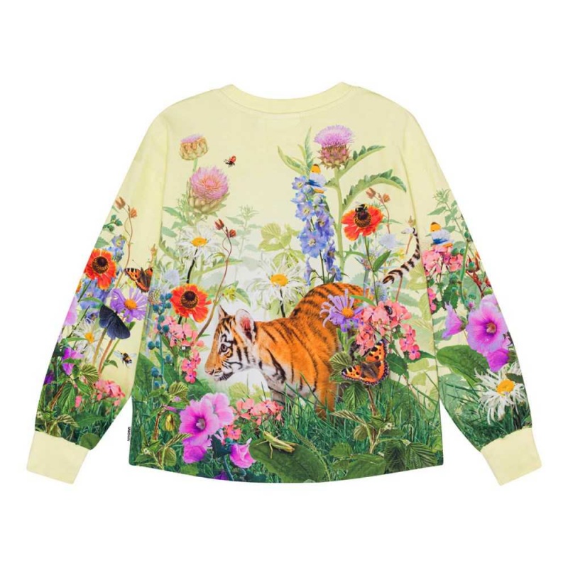 Molo Reniza T Shirts Tops Flicka Tiger Garden | SE0000536