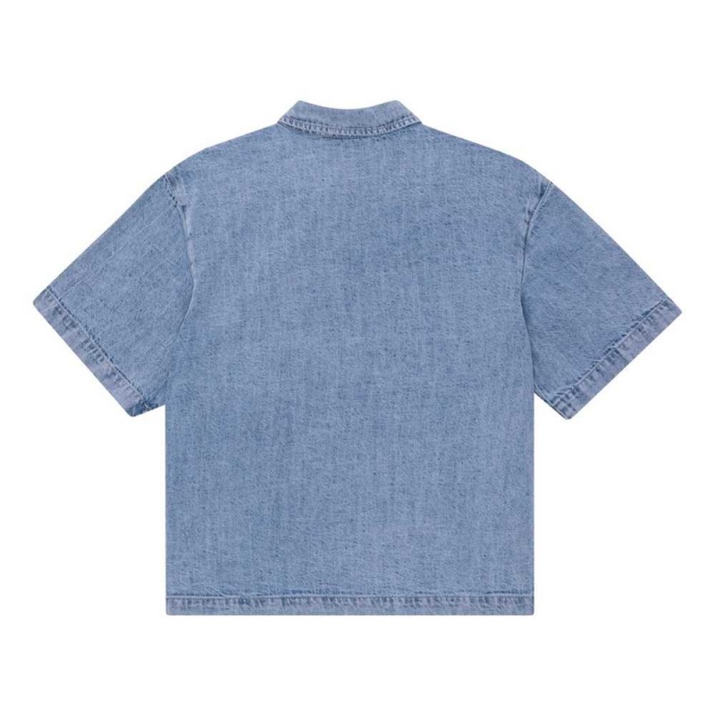 Molo Richie Skjortor Pojke Bleach Denim | SE0000683