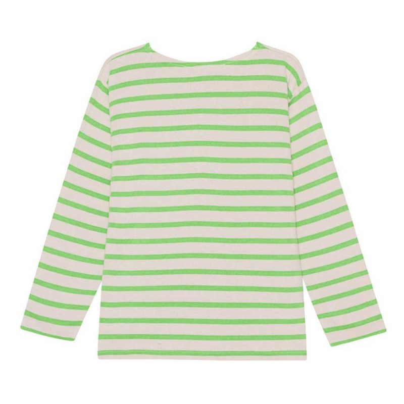 Molo Rilder T Shirts Tops Pojke Grass Stripe | SE0000833