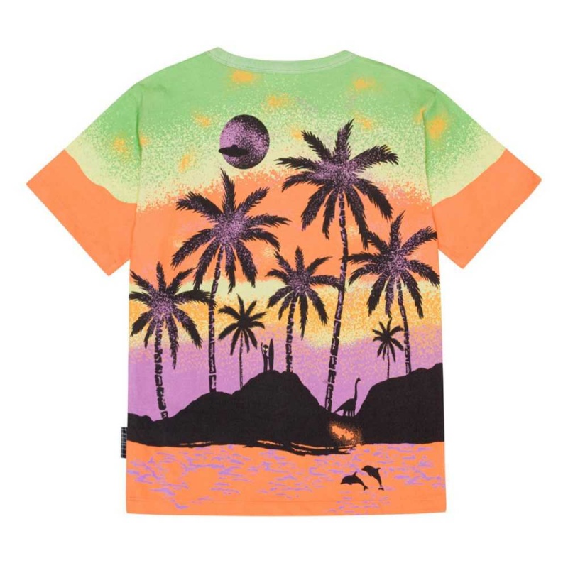 Molo Riley T Shirts Tops Pojke Alien Island | SE0000773