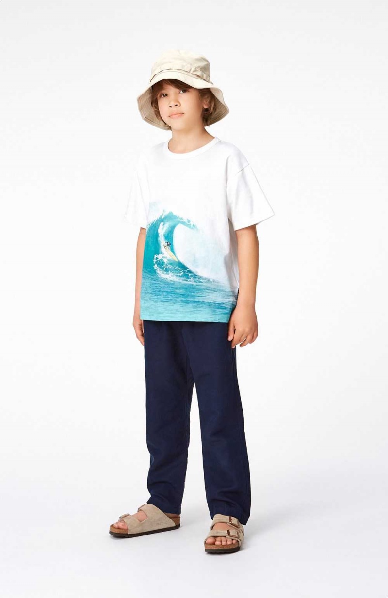 Molo Riley T Shirts Tops Pojke Big Wave | SE0000812