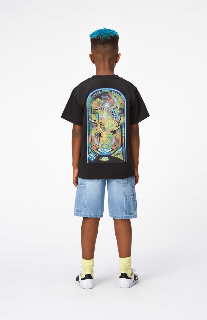 Molo Riley T Shirts Tops Pojke Pinball Dark | SE0000791