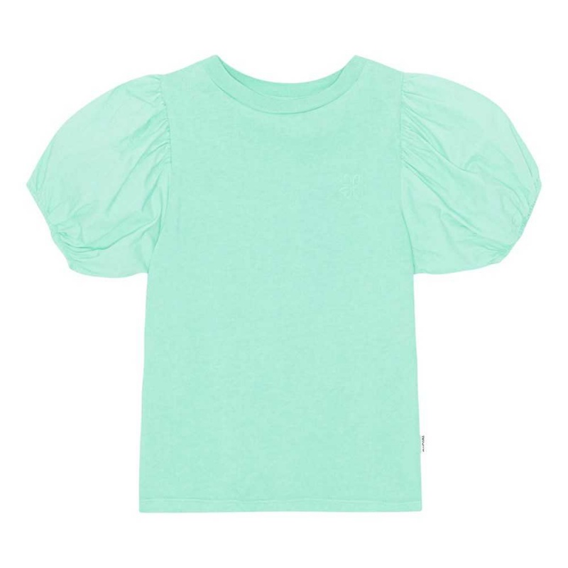 Molo Ritta T Shirts Tops Flicka Cool Mint | SE0000587