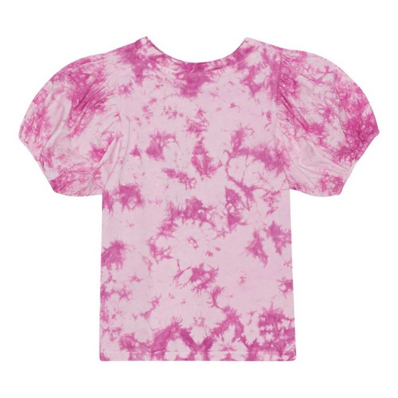 Molo Ritta T Shirts Tops Flicka Purple Tie Dye | SE0000541