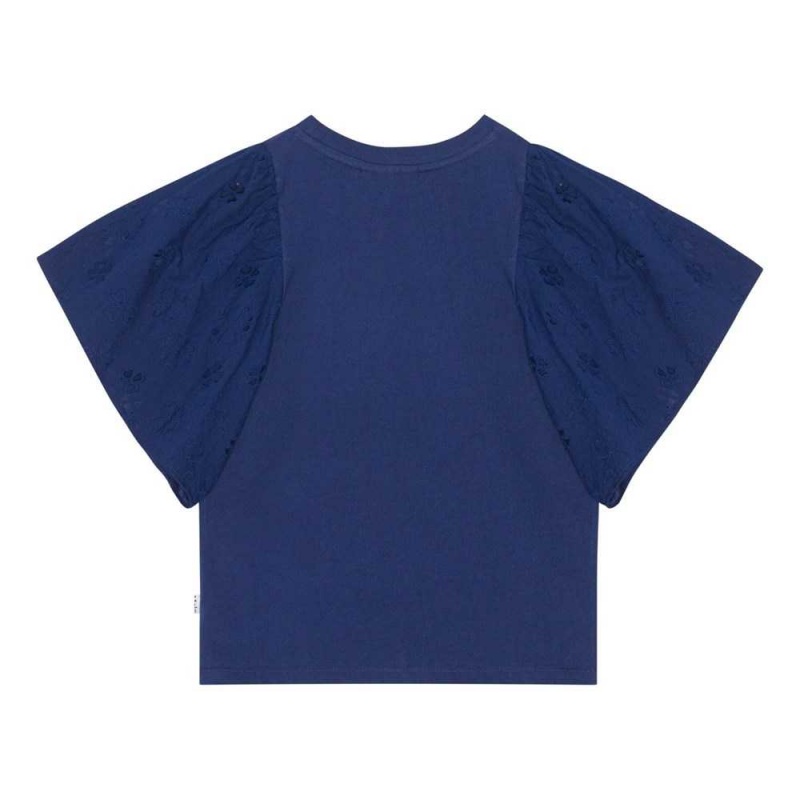 Molo Ritza T Shirts Tops Flicka Ink Blue | SE0000578