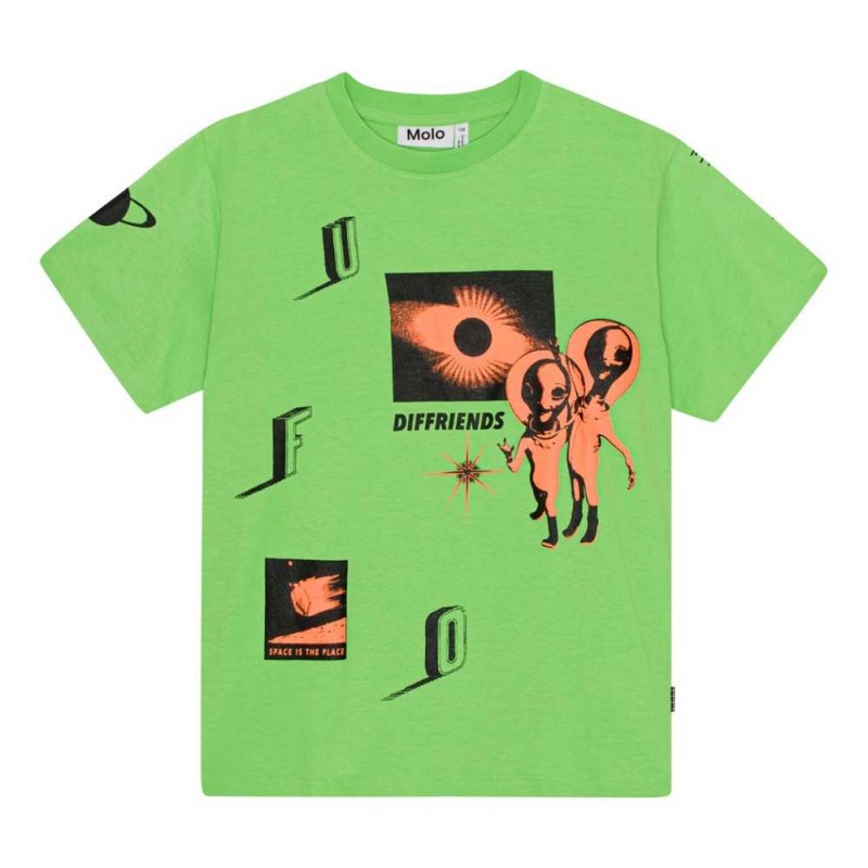 Molo Rodney T Shirts Tops Pojke Alien Friends | SE0000832