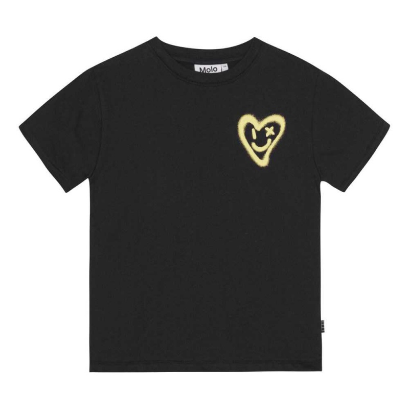 Molo Rodney T Shirts Tops Pojke Black | SE0000803