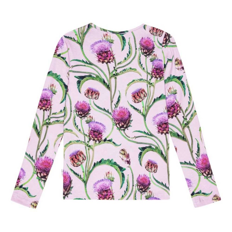 Molo Rose T Shirts Tops Flicka Artichoke Glow | SE0000540