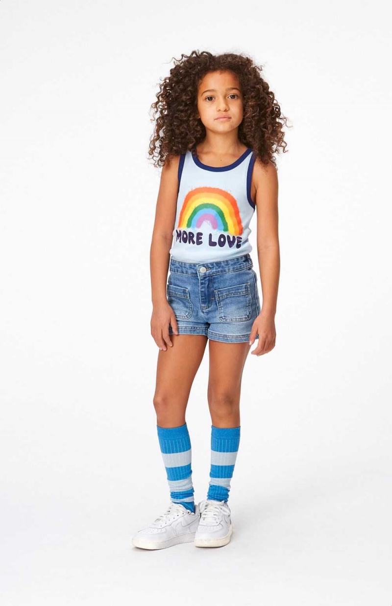 Molo Rosie T Shirts Tops Flicka Love Rainbow | SE0000549