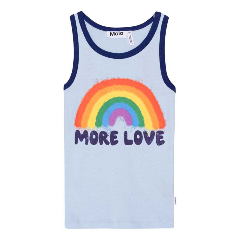 Molo Rosie T Shirts Tops Flicka Love Rainbow | SE0000549