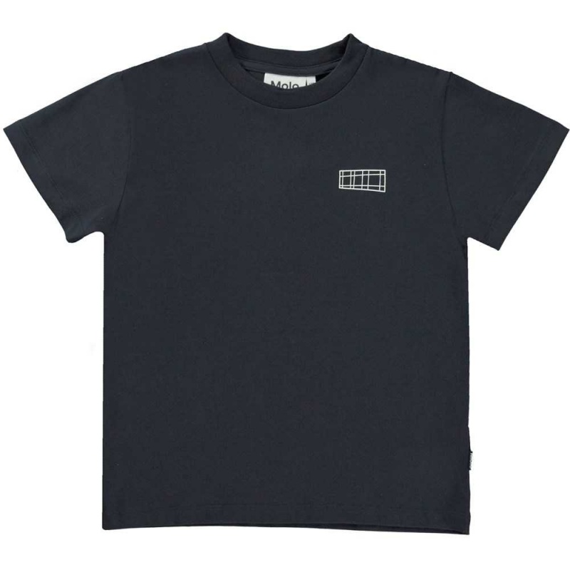 Molo Roxo T Shirts Tops Pojke Dark Navy | SE0000864