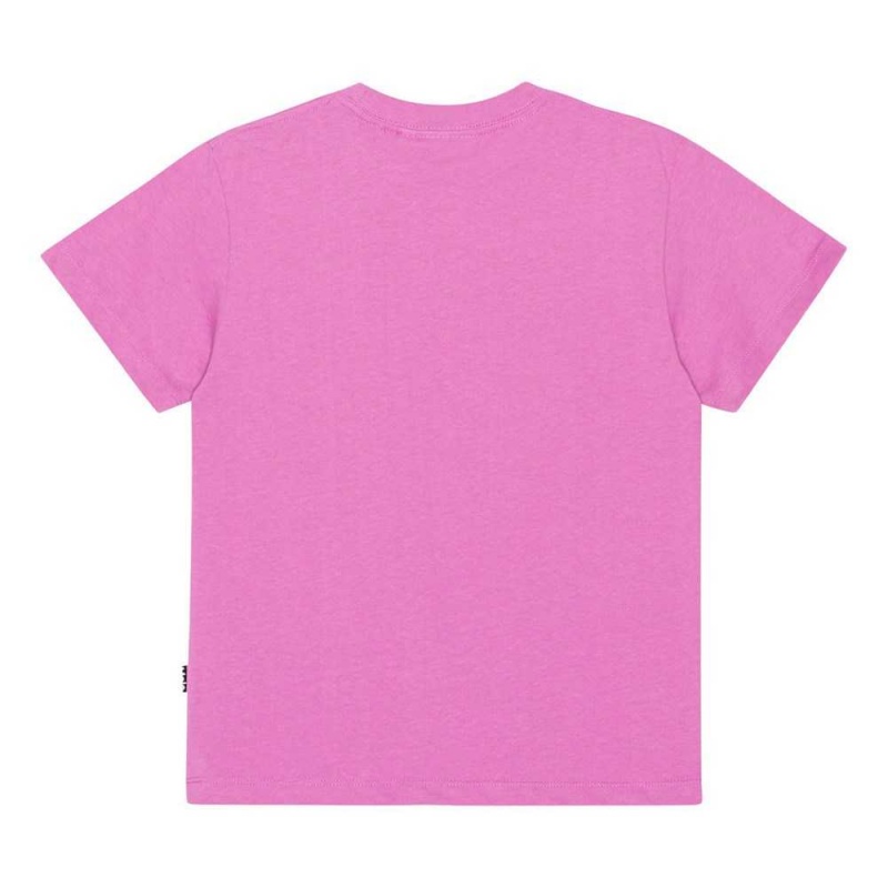 Molo Roxo T Shirts Tops Pojke Purple Pink | SE0000784