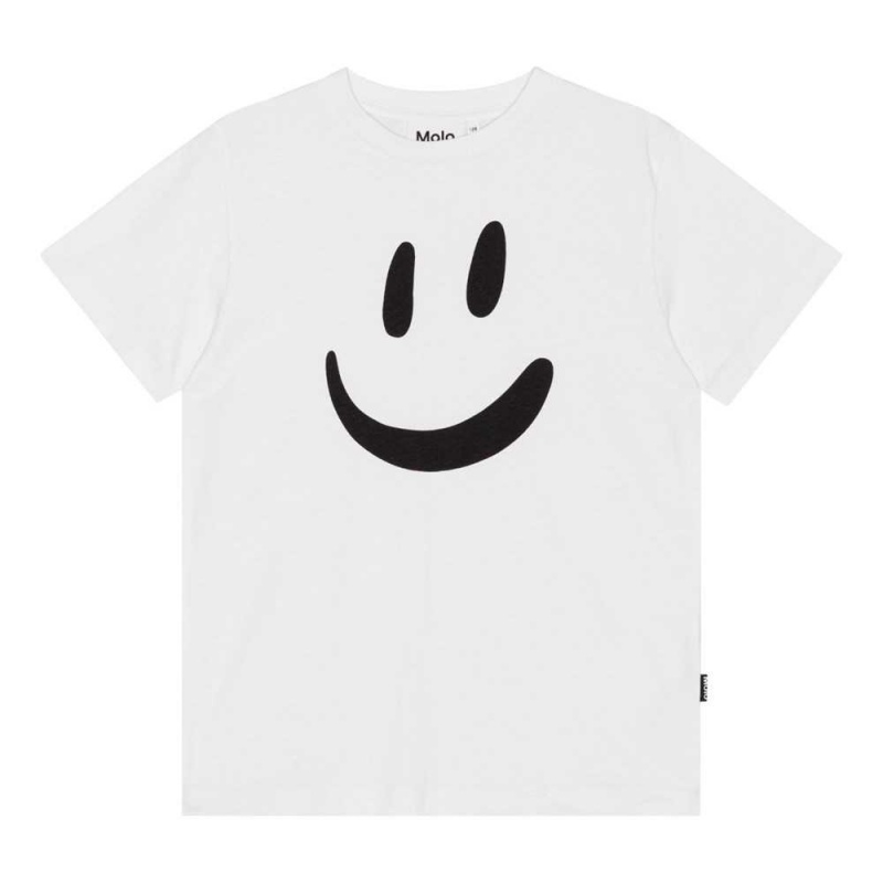 Molo Roxo T Shirts Tops Flicka White | SE0000593