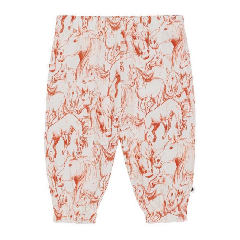 Molo Selena Pants Jeans Flicka Red Horses | SE0001384